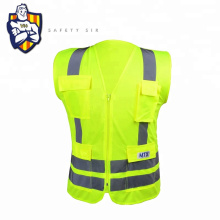 Hohe Sichtbarkeitsnetz hi vis reflektierende Fahrbahnsicherheitsweste